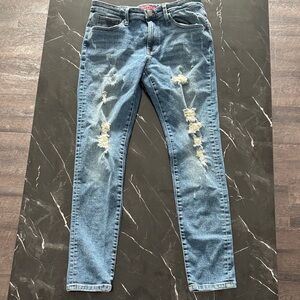 GUESS Men’s Lincoln Slim Fit Jeans - Medium Wash - Size 32